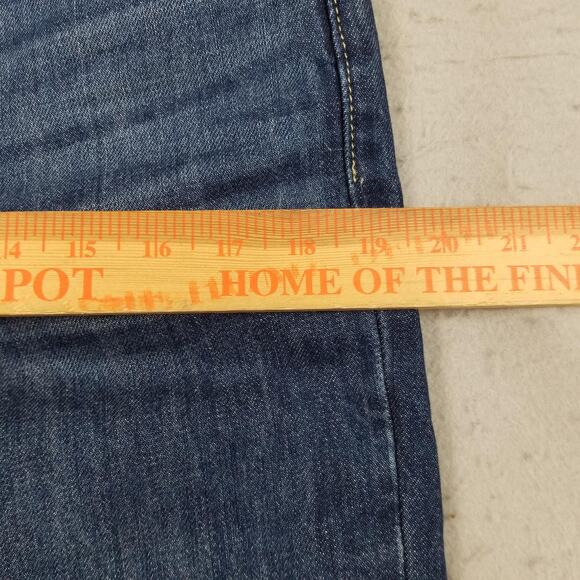 Levis Jeans Womens 28 Blue Low Pro Straight 100% Cotton Red Tab Denim Zip Fly - Picture 10 of 15